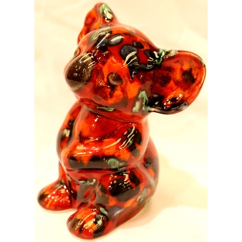 209 - Anita Harris Koala, signed in gold, H: 15 cm. P&P Group 1 (£14+VAT for the first lot and £1+VAT for ... 