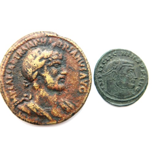 3079 - Roman silver Antoninianus Licinius, a Roman Orichalcum AE1 Provincial coin of Emperor Hadrian - Bras... 