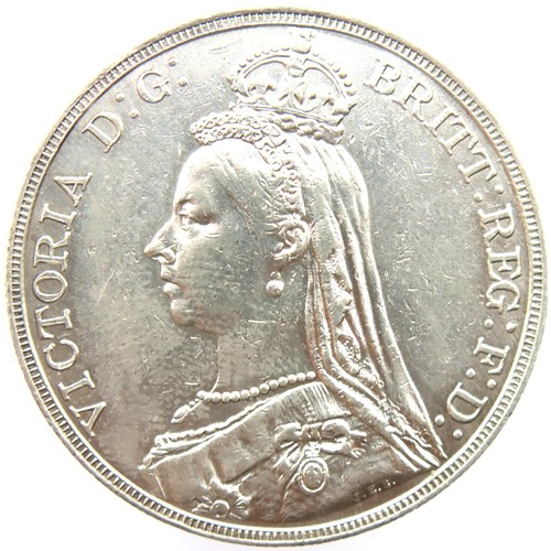 3074 - 1889 Crown of Queen Victoria. P&P Group 1 (£14+VAT for the first lot and £1+VAT for subsequent lots)