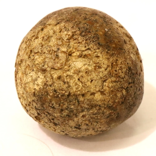 353 - Napoleonic Period Stone Shot Ball. P&P Group 1 (£14+VAT for the first lot and £1+VAT for subsequent ... 