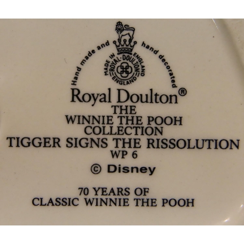 150 - Boxed Royal Doulton figurine Tiger Signs Resolution, H: 5 cm. P&P Group 1 (£14+VAT for the first lot... 