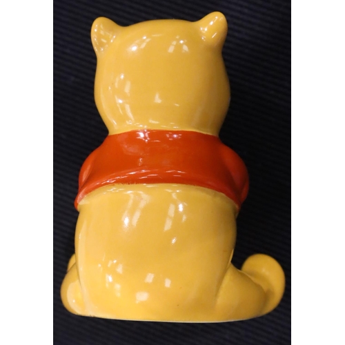 161 - Beswick Winnie The Pooh figure with gold back stamp, H: 6 cm. P&P Group 1 (£14+VAT for the first lot... 