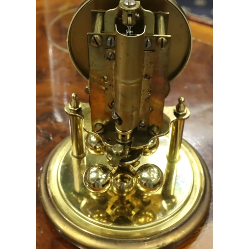 248 - Kundo mechanical anniversary clock, H: 18 cm. Not available for in-house P&P, contact Paul O'Hea at ... 