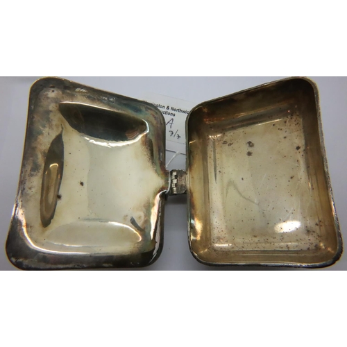 113A - Hallmarked silver lidded warmer, lacking handle, London assay, 152g. P&P Group 1 (£14+VAT for the fi... 