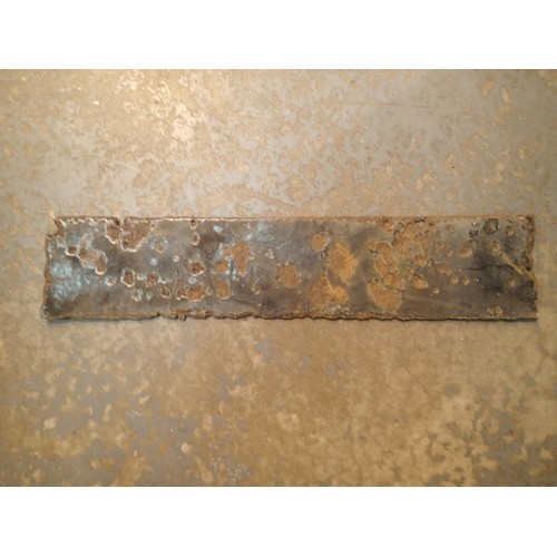 1212 - Antique enamel street sign for Hope Place, L: 45 cm. Not available for in-house P&P, contact Paul O'... 