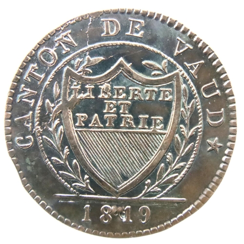 3063 - 1819 1 Batzen of Switzerland. P&P Group 1 (£14+VAT for the first lot and £1+VAT for subsequent lots)