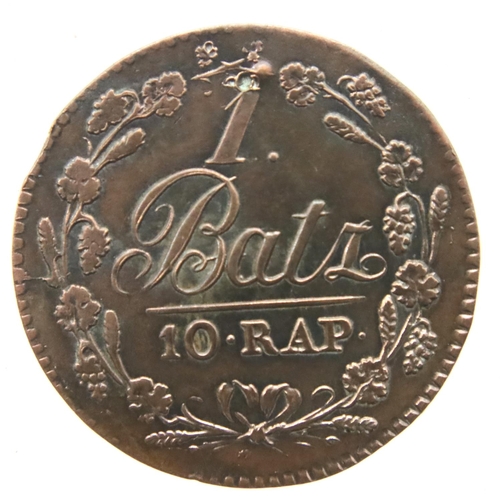 3063 - 1819 1 Batzen of Switzerland. P&P Group 1 (£14+VAT for the first lot and £1+VAT for subsequent lots)