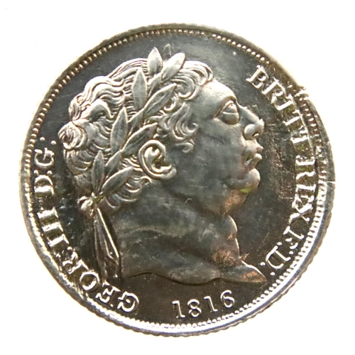 3067 - 1816 sixpence of George III. P&P Group 1 (£14+VAT for the first lot and £1+VAT for subsequent lots)