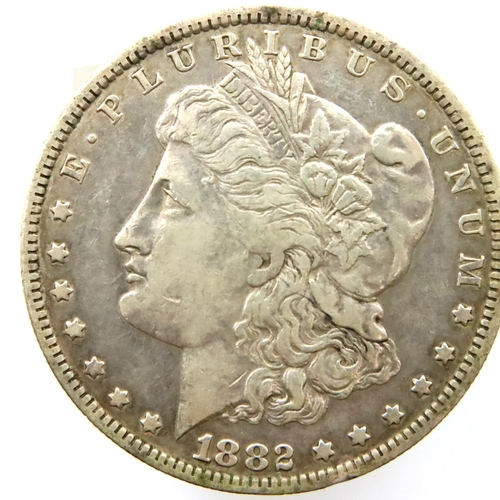 3084 - 1882 USA Morgan dollar, New Orleans mint. P&P Group 1 (£14+VAT for the first lot and £1+VAT for subs... 