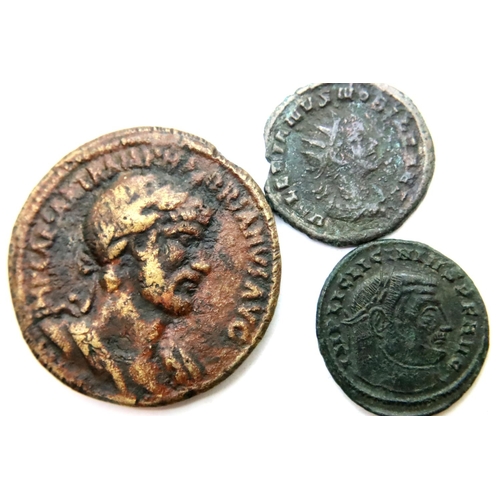 3088 - Roman silver Antoninianus Licinius, a Roman Orichalcum AE1 Provincial coin of Emperor Hadrian - Bras... 