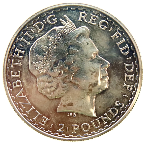 3093 - 2009 999 silver Britannia 1oz £2 coin. P&P Group 1 (£14+VAT for the first lot and £1+VAT for subsequ... 