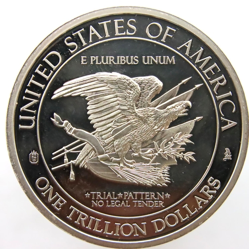 3094 - American 1oz silver one trillion dollar coin. P&P Group 1 (£14+VAT for the first lot and £1+VAT for ... 