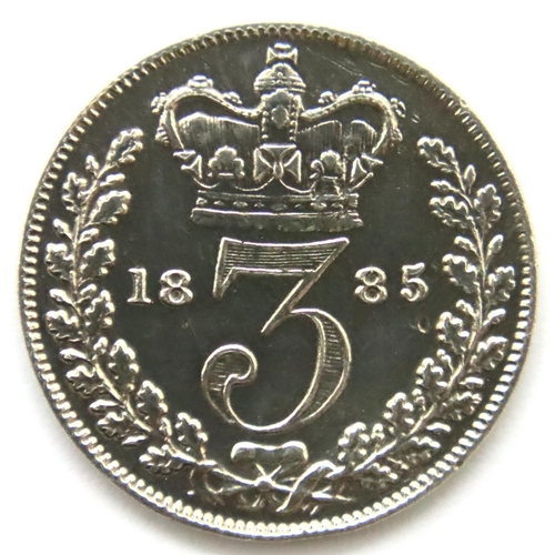 3101 - 1885 threepence of Queen Victoria. P&P Group 1 (£14+VAT for the first lot and £1+VAT for subsequent ... 