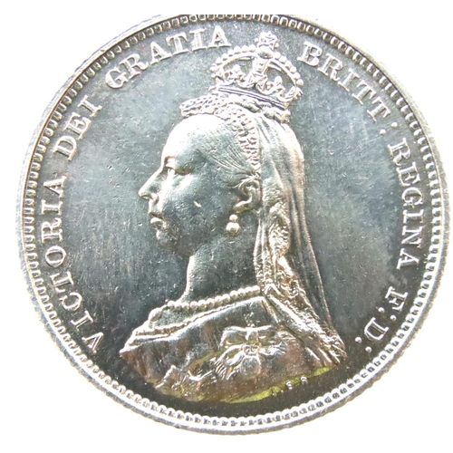 3115 - 1887 shilling of Queen Victoria. P&P Group 1 (£14+VAT for the first lot and £1+VAT for subsequent lo... 