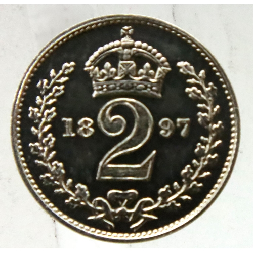 3117 - 1897 Maundy twopence of Queen Victoria. P&P Group 1 (£14+VAT for the first lot and £1+VAT for subseq... 