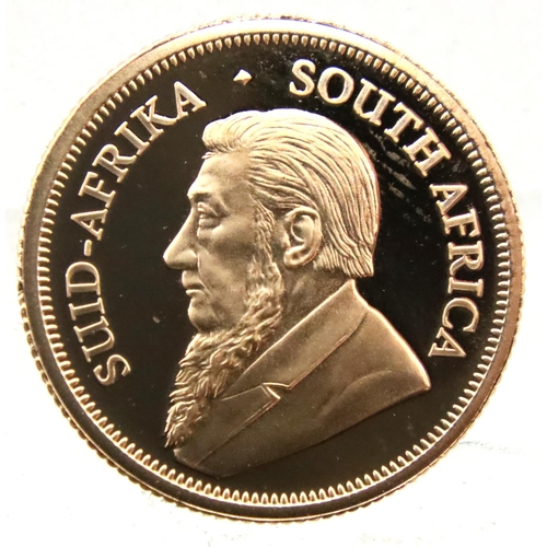 3206 - 2019 1/10th krugerrand of South Africa, encapsulated and boxed. P&P Group 1 (£14+VAT for the first l... 