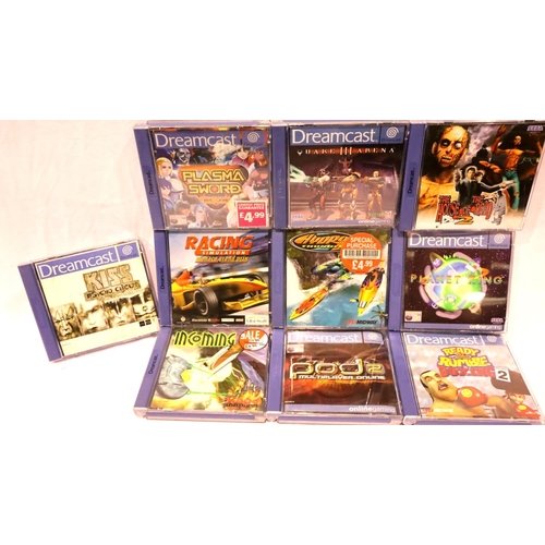 2308 - Ten assorted Dreamcast games, all disc present. P&P Group 2 (£18+VAT for the first lot and £3+VAT fo... 