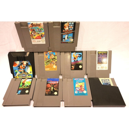 2324 - Ten assorted NES games. P&P Group 2 (£18+VAT for the first lot and £3+VAT for subsequent lots)