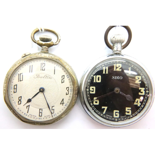 83 - Two pocket watches, Baltic and Siro. P&P Group 1 (£14+VAT for the first lot and £1+VAT for subsequen... 