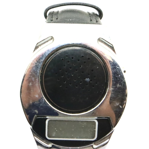 87 - Voicer talking wristwatch, requires battery. P&P Group 1 (£14+VAT for the first lot and £1+VAT for s... 