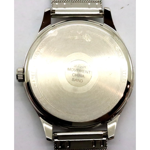 88 - Bulova; gents calendar wristwatch, boxed, working at lotting. P&P Group 1 (£14+VAT for the first lot... 