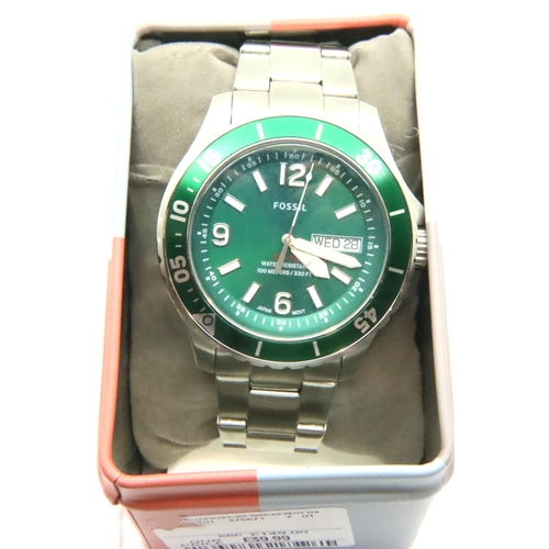 99 - Fossil; gents boxed wristwatch, working at lotting. P&P Group 1 (£14+VAT for the first lot and £1+VA... 