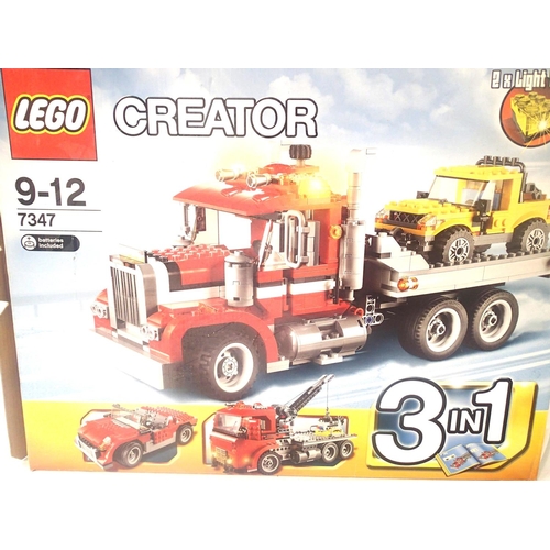 2114 - Lego Creator 7347 Trucks and Cars, 3-in-1 set. P&P Group 1 (£14+VAT for the first lot and £1+VAT for... 