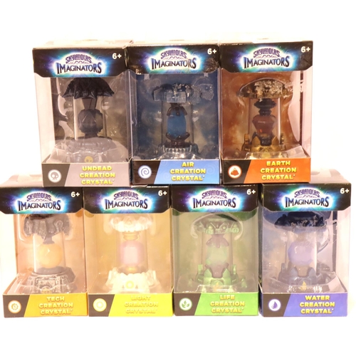 2381 - Skylanders Imaginators; seven boxed Creation crystals - undead, water, light, life, air, earth and t... 