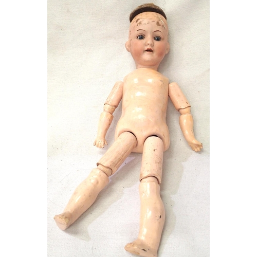 2075 - Early Arman Marseille doll, 25 cm, sleep eyes, marked to rear of head 390, A7/OM. P&P Group 1 (£14+V... 