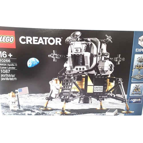 2086 - Lego 10266 Creator, NASA Apollo II Lunar Lander, contents unchecked. P&P Group 1 (£14+VAT for the fi... 