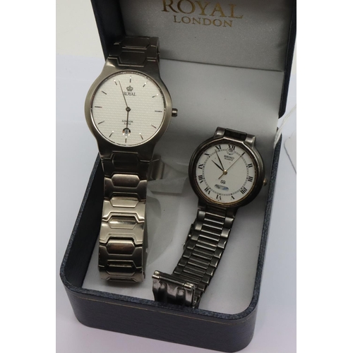 103 - Boxed Royal London wristwatch and a Seiko example. P&P Group 1 (£14+VAT for the first lot and £1+VAT... 