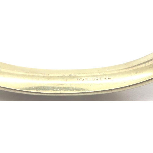 20 - A 1/5 9ct rolled gold bangle, 11.4g. P&P Group 1 (£14+VAT for the first lot and £1+VAT for subsequen... 