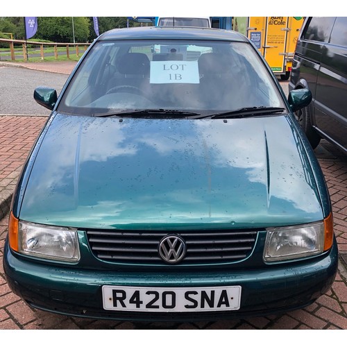 1B - 1997 Volkswagen Polo CL Diesel car, registration R420SNA. Mot expires August 2022. 56,000 miles