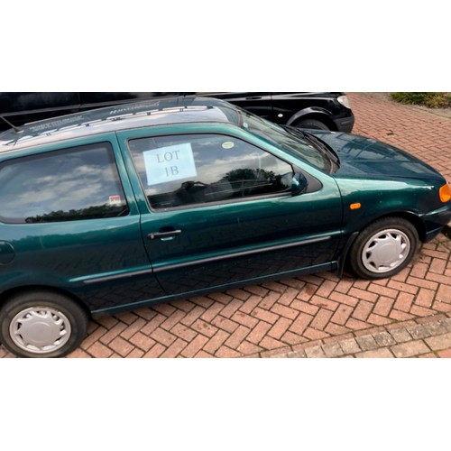 1B - 1997 Volkswagen Polo CL Diesel car, registration R420SNA. Mot expires August 2022. 56,000 miles