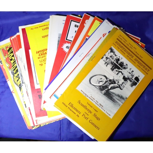 3061 - Speedway programmes; Middlesbrough 1965-1988 (38) and Scunthorpe 1971-1978 (43). P&P Group 2 (£18+VA... 