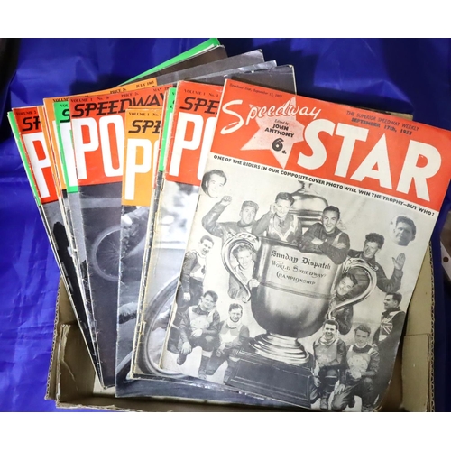 3065 - Mixed Speedway magazines including Speedway Star, No. 1 and 2 (20). P&P Group 2 (£18+VAT for the fir... 