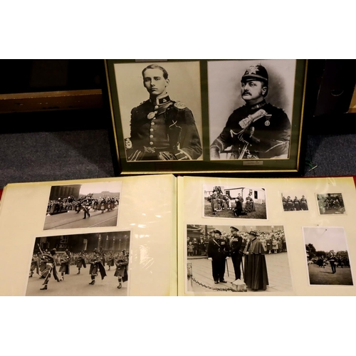 3245 - Photographic record entitled Pipes and drums, The Liverpool Irish Drum Major Frank Kelly 1947-1960 a... 