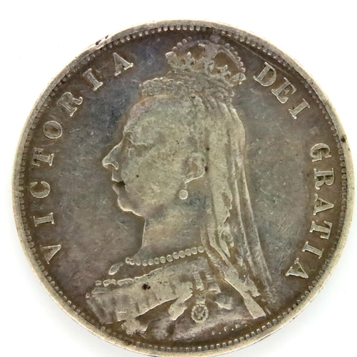 3001 - 1888 Half Crown of Queen Victoria. P&P Group 1 (£14+VAT for the first lot and £1+VAT for subsequent ... 