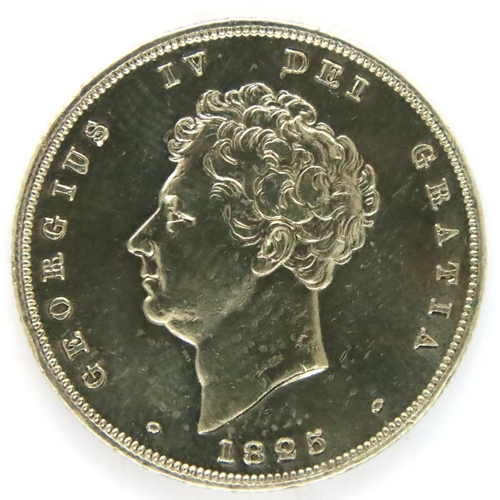 3008 - 1825 silver Shilling of George IV. P&P Group 1 (£14+VAT for the first lot and £1+VAT for subsequent ... 