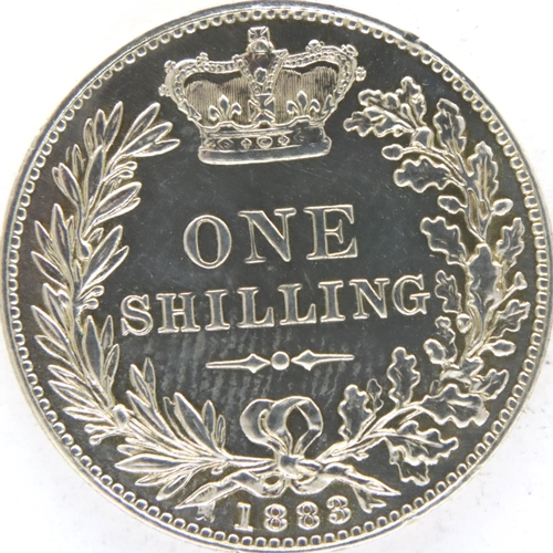 3073 - 1883 silver Shilling of Queen Victoria. P&P Group 1 (£14+VAT for the first lot and £1+VAT for subseq... 