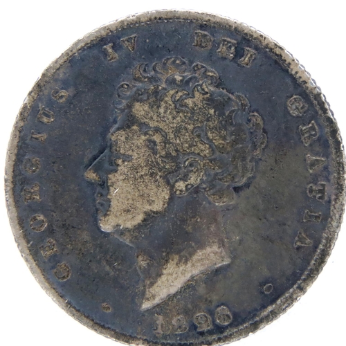 3074 - 1826 silver Shilling of George IV. P&P Group 1 (£14+VAT for the first lot and £1+VAT for subsequent ... 