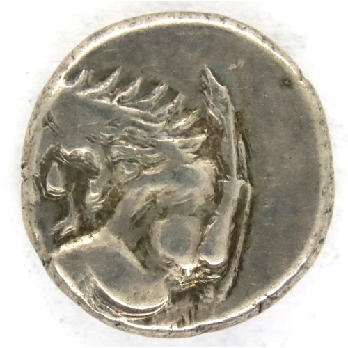 3079 - 400BC early Archaic silver Chersonesos Hemi-Drachm. P&P Group 1 (£14+VAT for the first lot and £1+VA... 