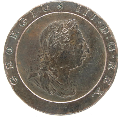 3098 - 1797 Cartwheel Twopence of George III, SOHO mint. P&P Group 1 (£14+VAT for the first lot and £1+VAT ... 