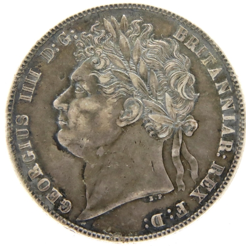 3100 - 1820 silver Half Crown of George IV. P&P Group 1 (£14+VAT for the first lot and £1+VAT for subsequen... 