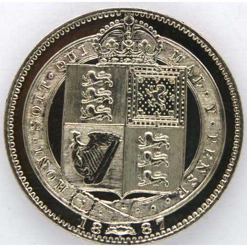 3105 - 1887 silver Shilling of Queen Victoria. P&P Group 1 (£14+VAT for the first lot and £1+VAT for subseq... 