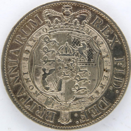 3109 - 1818 silver Half Crown of George III. P&P Group 1 (£14+VAT for the first lot and £1+VAT for subseque... 