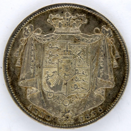 3115 - 1836 silver Half Crown of William IV. P&P Group 1 (£14+VAT for the first lot and £1+VAT for subseque... 