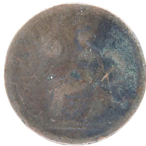 3119 - Circa 1780s copper Plantation token of John Tharpe, Good Hope Plantation, Jamaica. P&P Group 1 (£14+... 