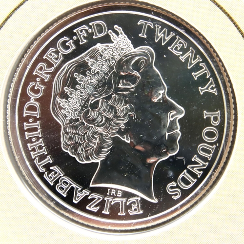 3123 - 2014 UNC silver unopened Bullion First World War outbreak £20 coin. P&P Group 1 (£14+VAT for the fir... 