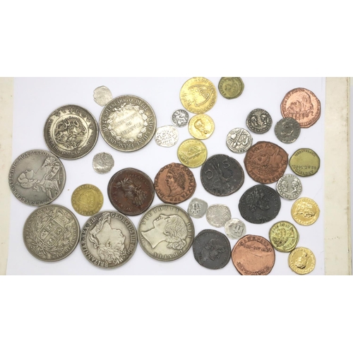 3152 - Collection of Roman bronze, silver and gold WRL forgeries and a collection of contemporary and evasi... 